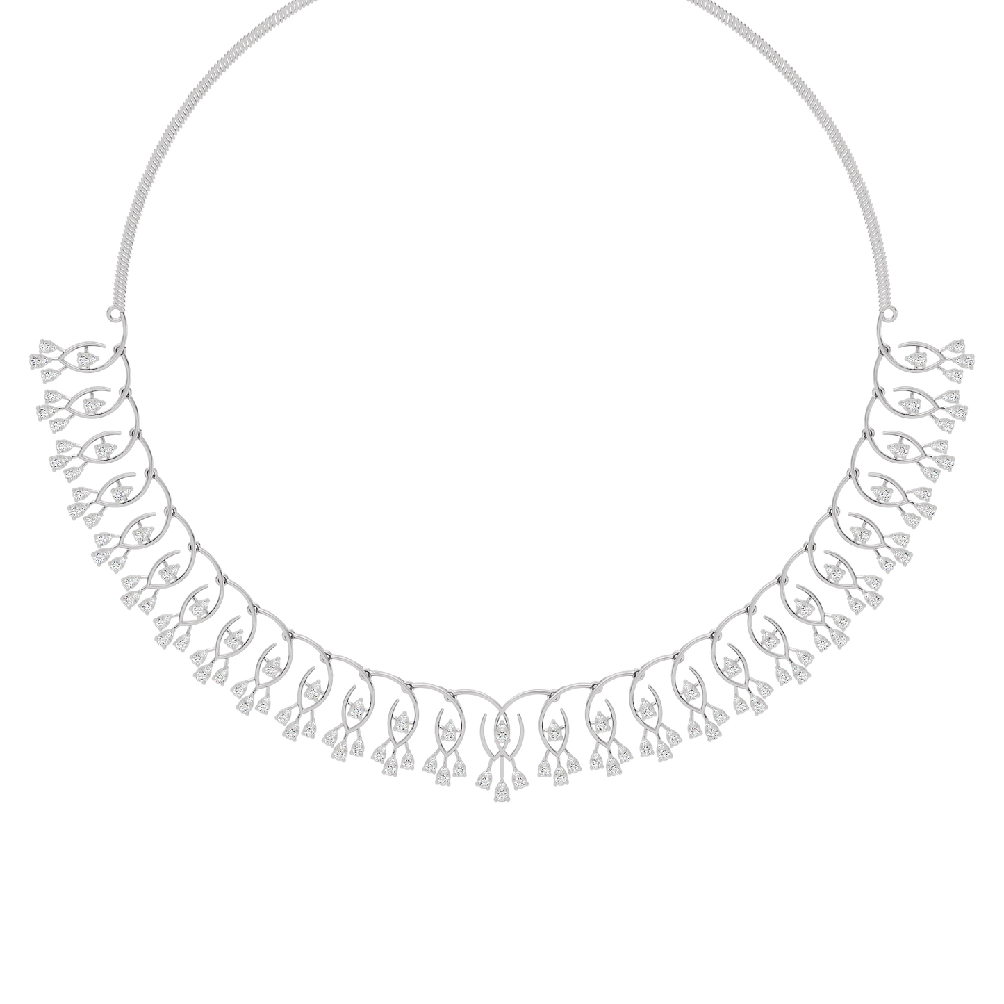 Crystal Bliss Diamond Necklace