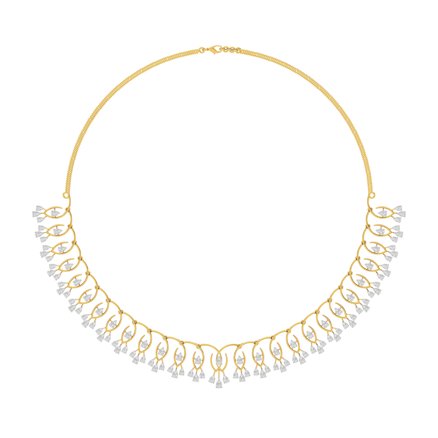 Crystal Bliss Diamond Necklace