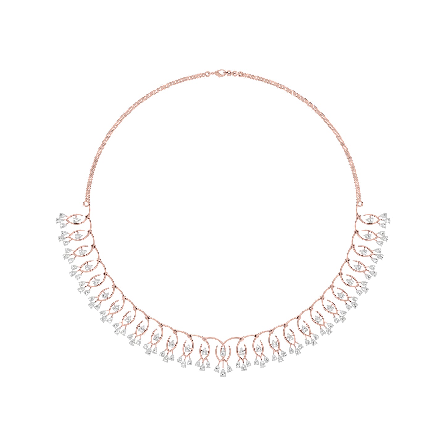 Crystal Bliss Diamond Necklace