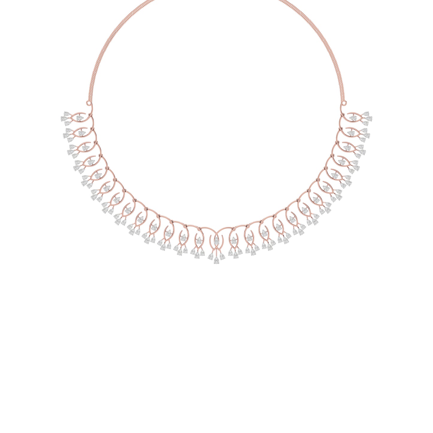 Crystal Bliss Diamond Necklace