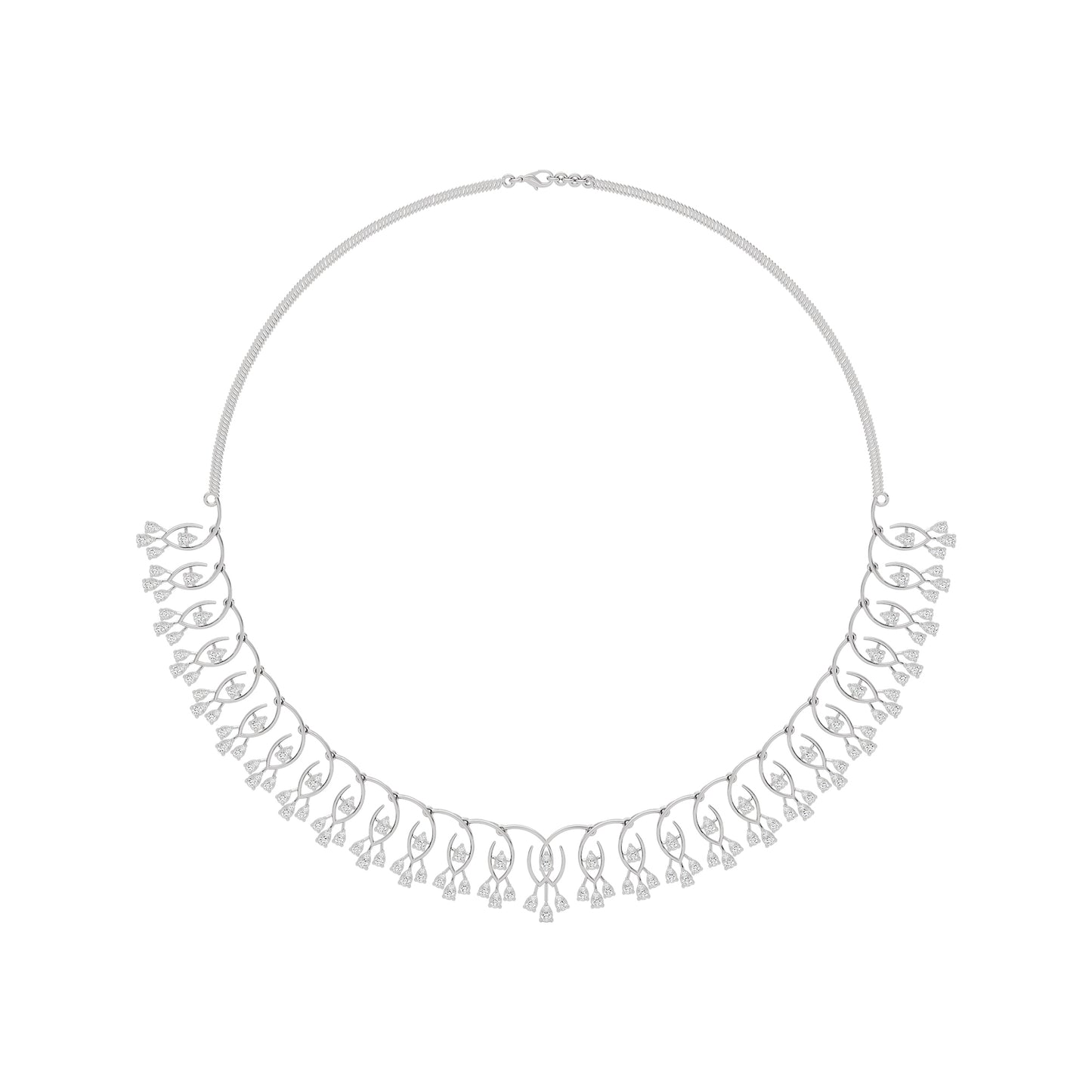 Crystal Bliss Diamond Necklace