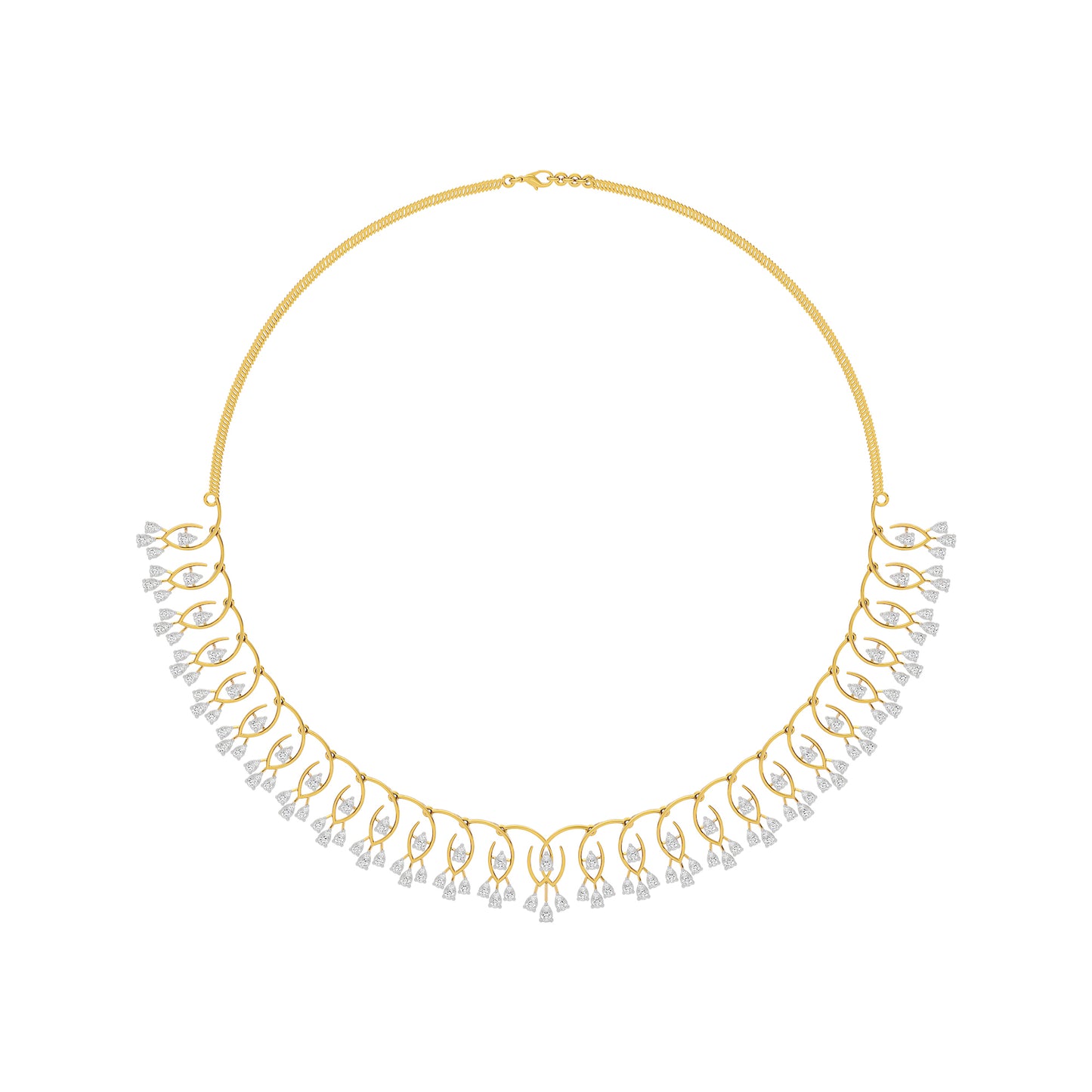 Crystal Bliss Diamond Necklace