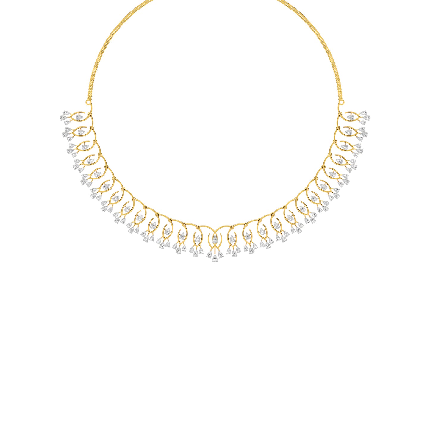 Crystal Bliss Diamond Necklace