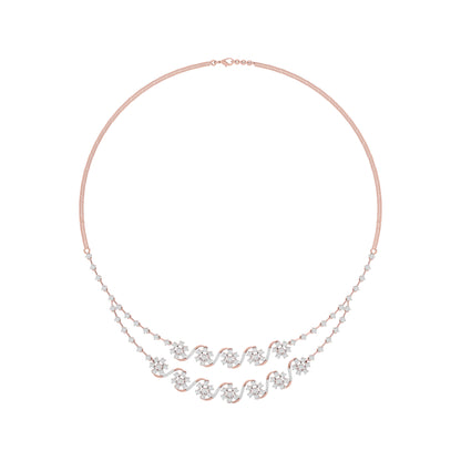 Royal Charm Diamond Necklace 18 KT / Rose Gold