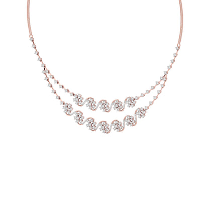 Royal Charm Diamond Necklace 18 KT / Rose Gold