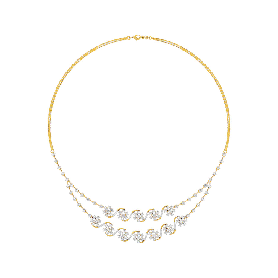 Royal Charm Diamond Necklace 18 KT / Yellow Gold