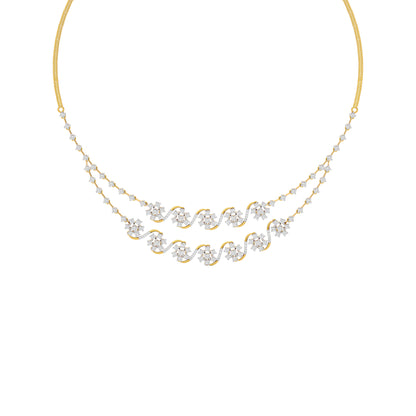 Royal Charm Diamond Necklace 18 KT / Yellow Gold