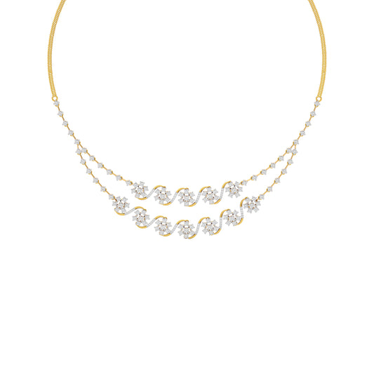 Royal Charm Diamond Necklace 18 KT / Yellow Gold