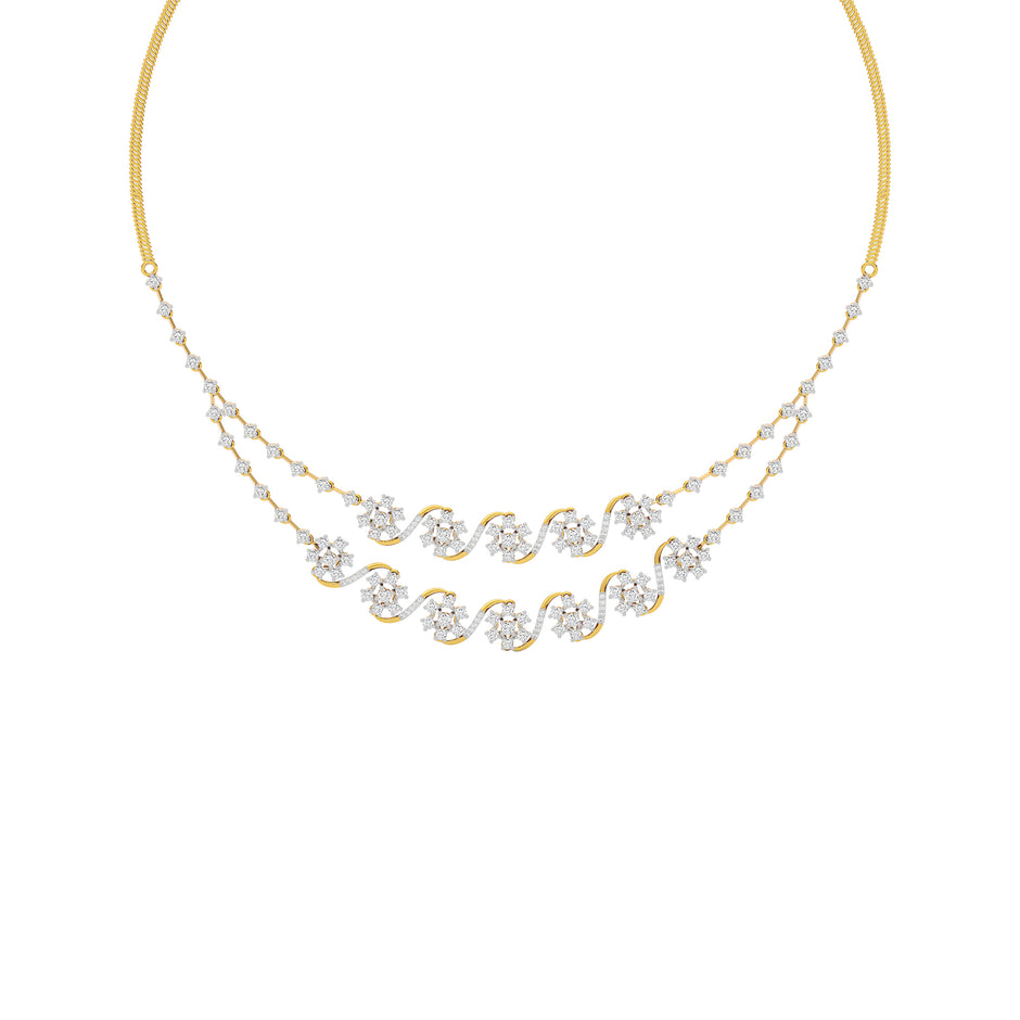 Royal Charm Diamond Necklace 18 KT / Yellow Gold