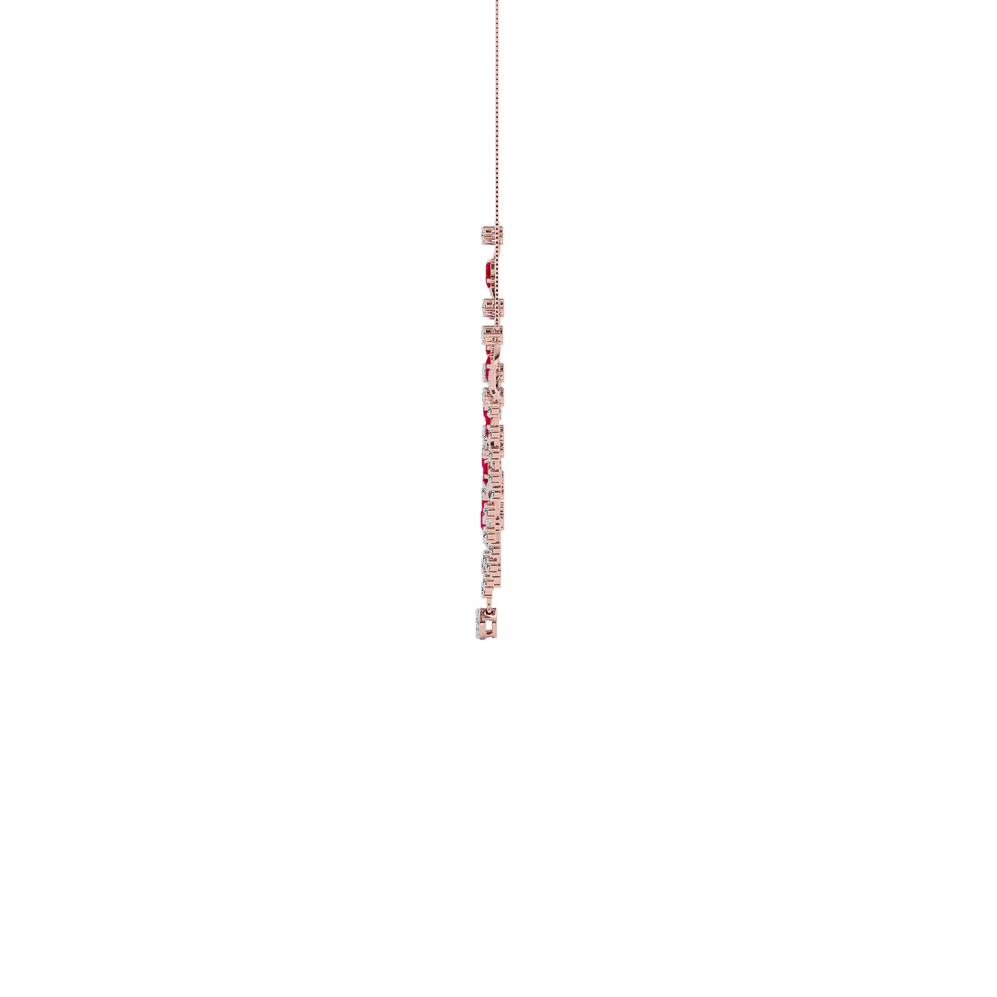 Eternal Radiance Diamond Necklace 18 KT / Rose Gold