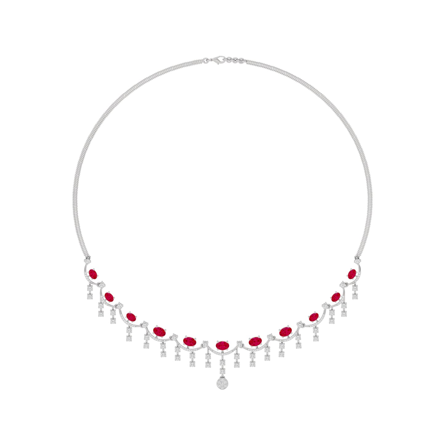 Eternal Radiance Diamond Necklace 18 KT / White Gold