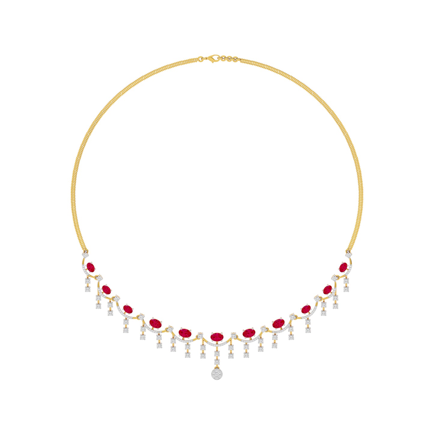 Eternal Radiance Diamond Necklace 18 KT / Yellow Gold