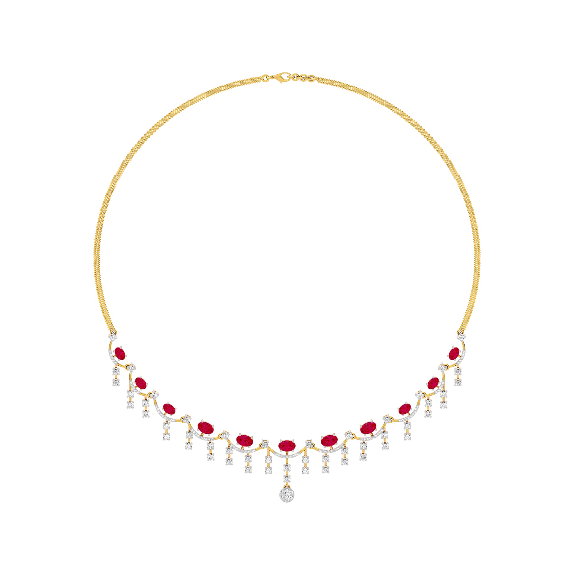 Eternal Radiance Diamond Necklace 18 KT / Yellow Gold