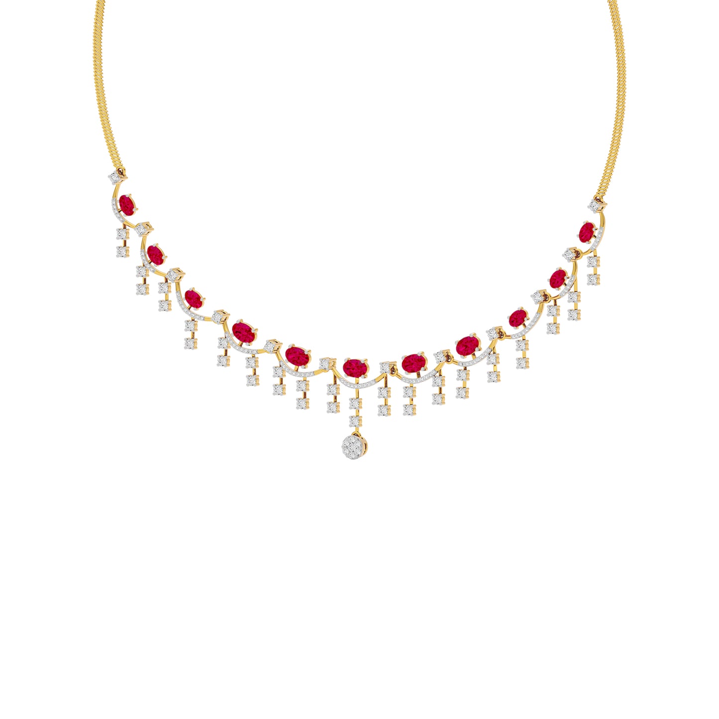 Eternal Radiance Diamond Necklace 18 KT / Yellow Gold