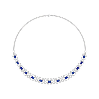 Enigma Glow Diamond Necklace 18 KT / White Gold