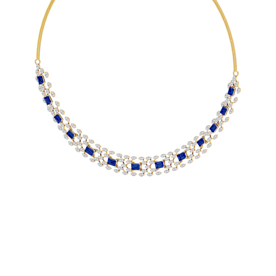 Enigma Glow Diamond Necklace 18 KT / Yellow Gold