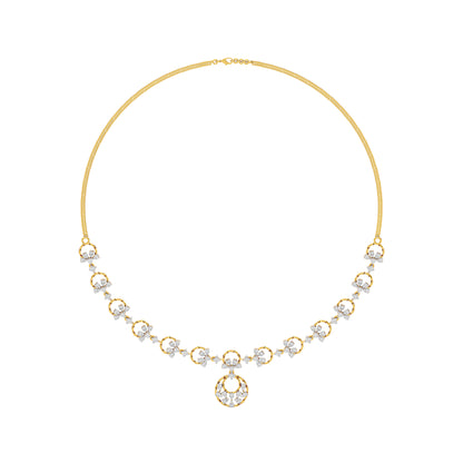 Twilight Grace Diamond Necklace 18 KT / Yellow Gold