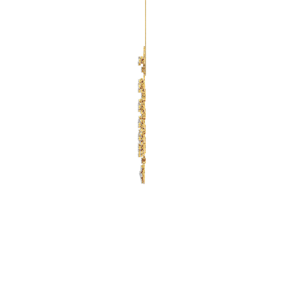 Twilight Grace Diamond Necklace 18 KT / Yellow Gold