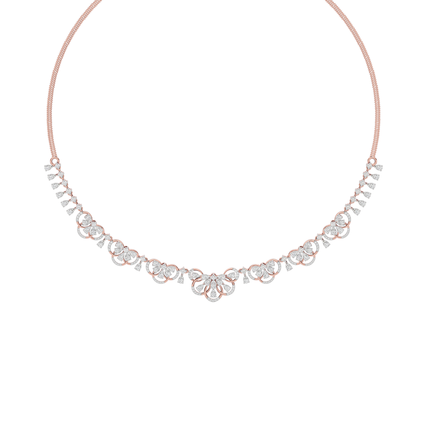 Illusionary Diamond Necklace