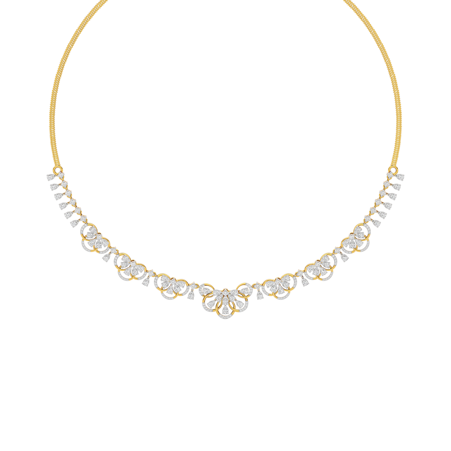 Illusionary Diamond Necklace