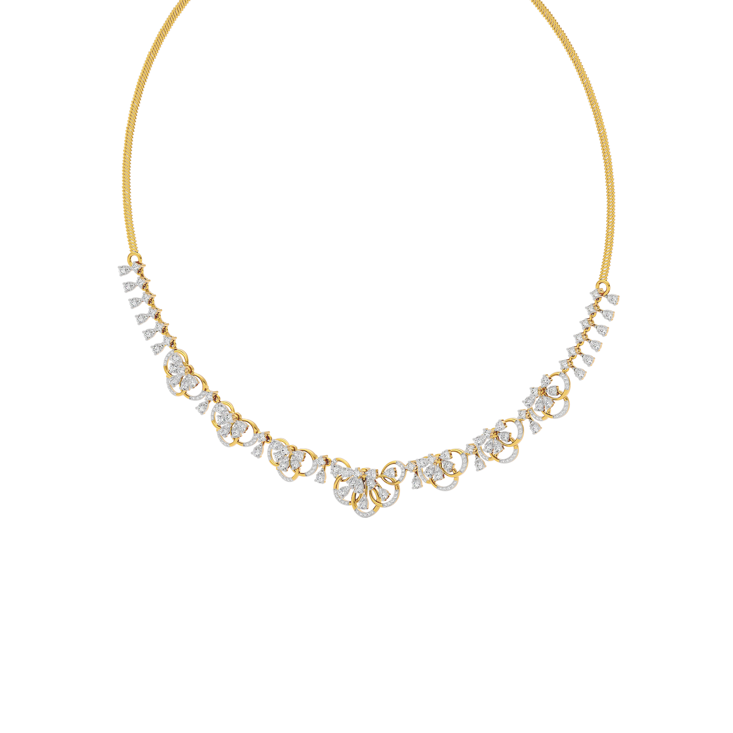 Illusionary Diamond Necklace