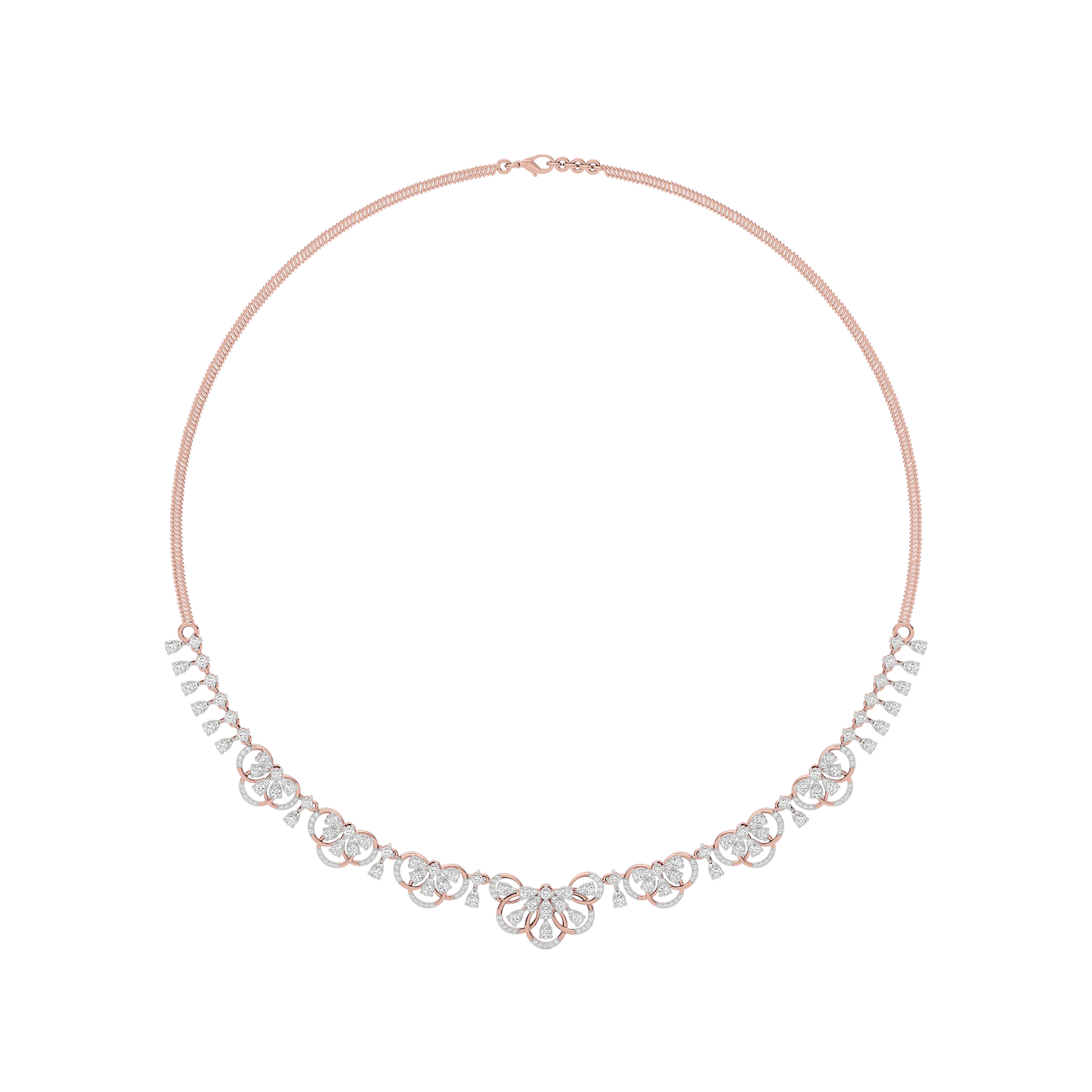 Illusionary Diamond Necklace