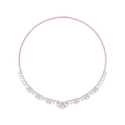Illusionary Diamond Necklace 18 KT / Rose Gold