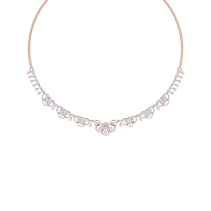 Illusionary Diamond Necklace 18 KT / Rose Gold