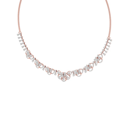 Illusionary Diamond Necklace 18 KT / Rose Gold