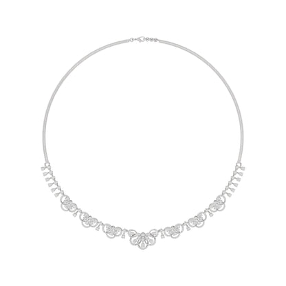 Illusionary Diamond Necklace 18 KT / White Gold