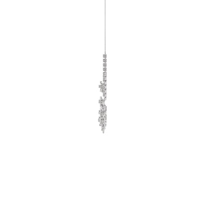 Illusionary Diamond Necklace 18 KT / White Gold