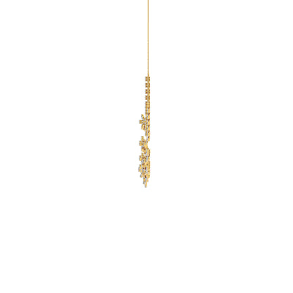 Illusionary Diamond Necklace 18 KT / Yellow Gold