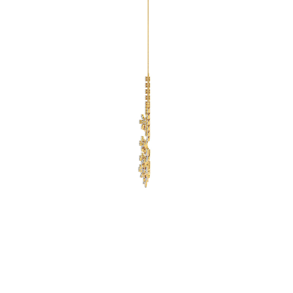 Illusionary Diamond Necklace 18 KT / Yellow Gold