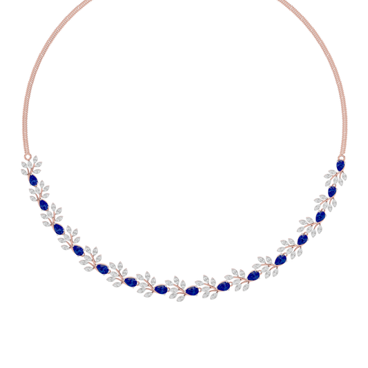 Shimmering Halo Diamond Necklace