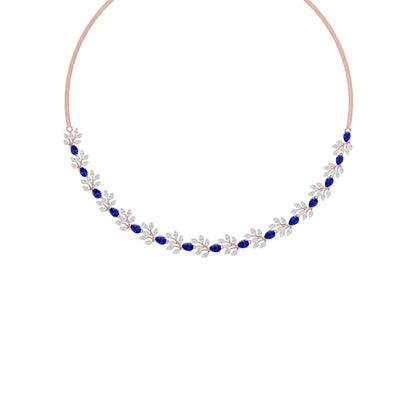 Shimmering Halo Diamond Necklace