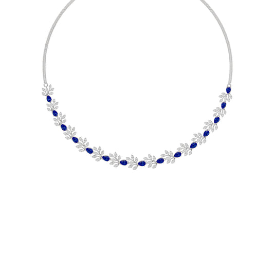 Shimmering Halo Diamond Necklace