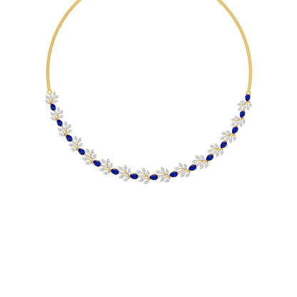 Shimmering Halo Diamond Necklace