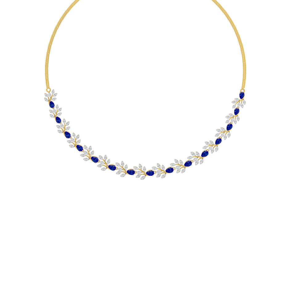 Shimmering Halo Diamond Necklace