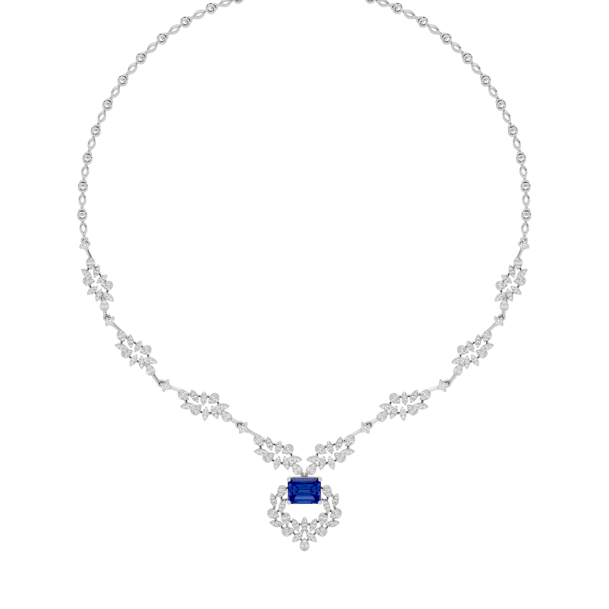 Serene Essence Diamond Necklace