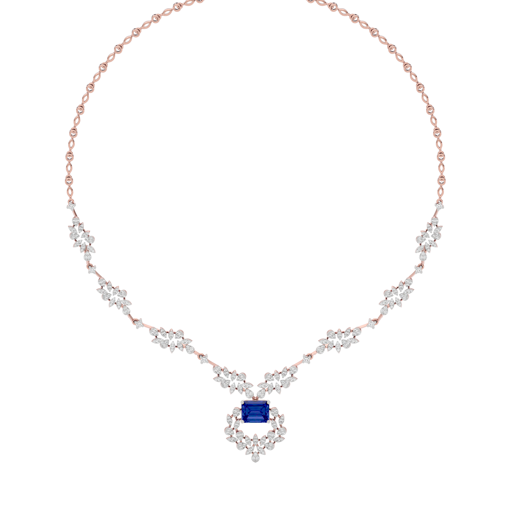 Serene Essence Diamond Necklace