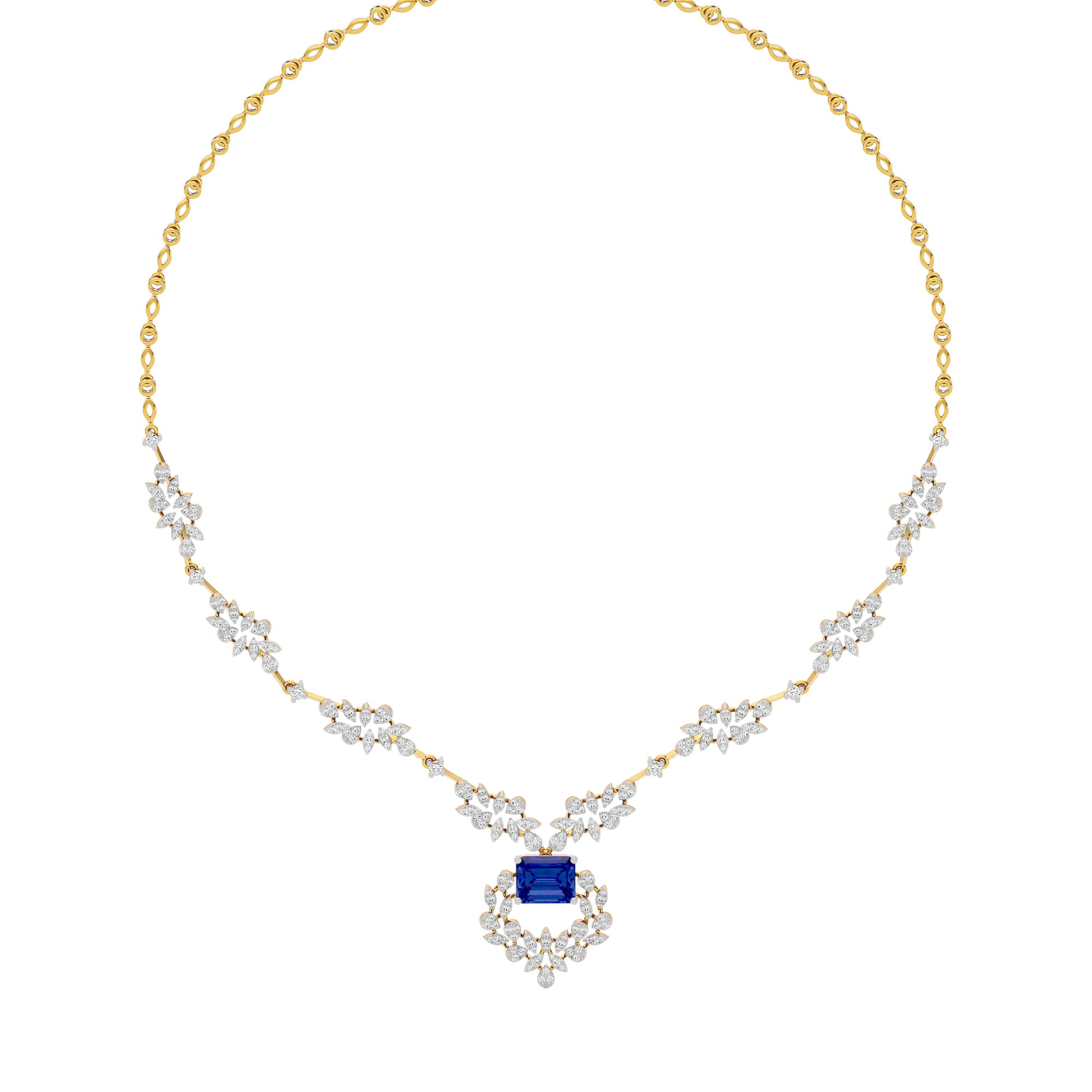 Serene Essence Diamond Necklace