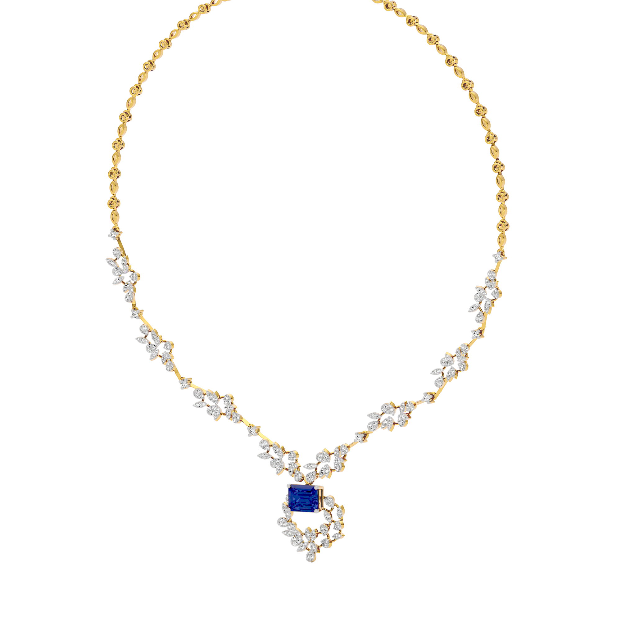 Serene Essence Diamond Necklace