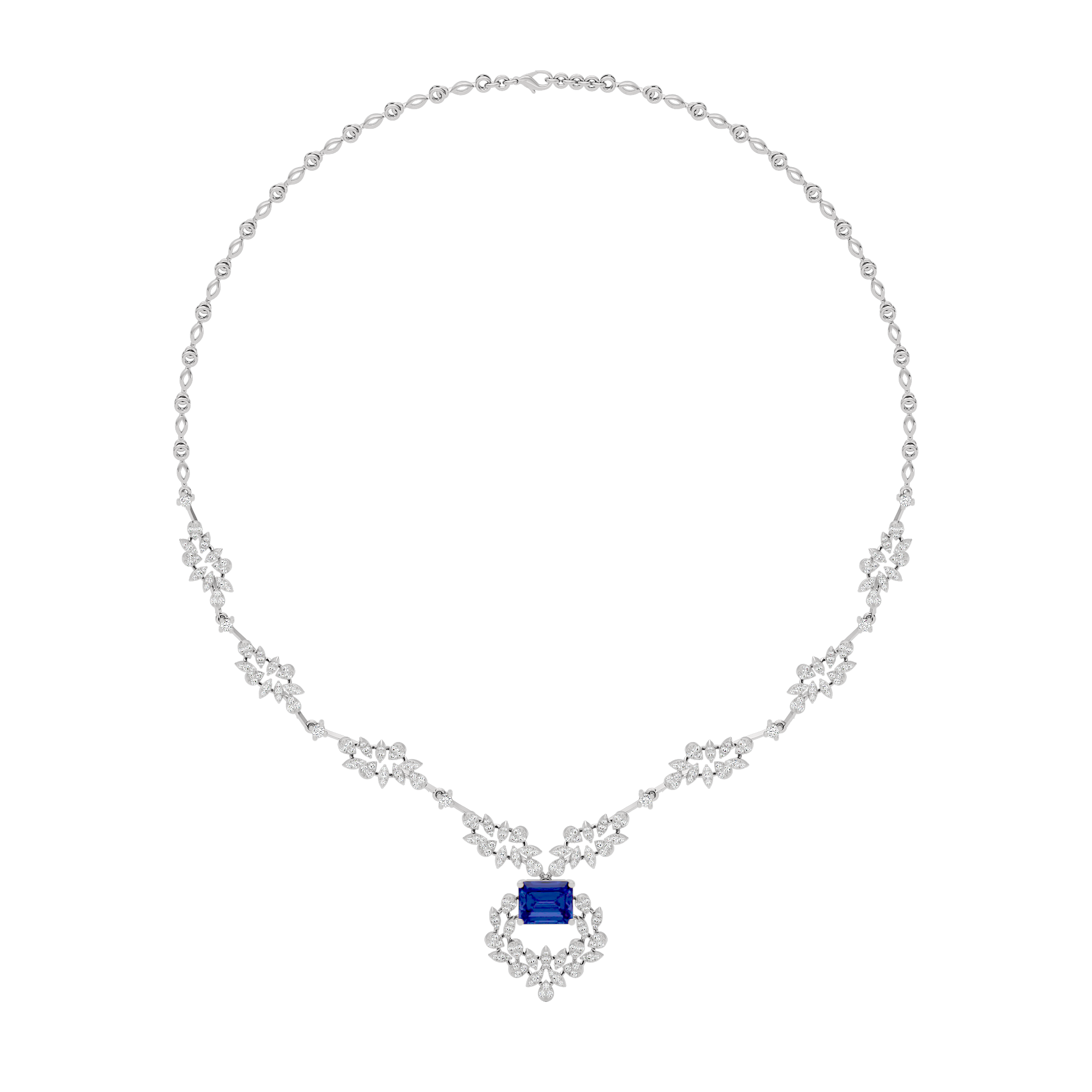 Serene Essence Diamond Necklace