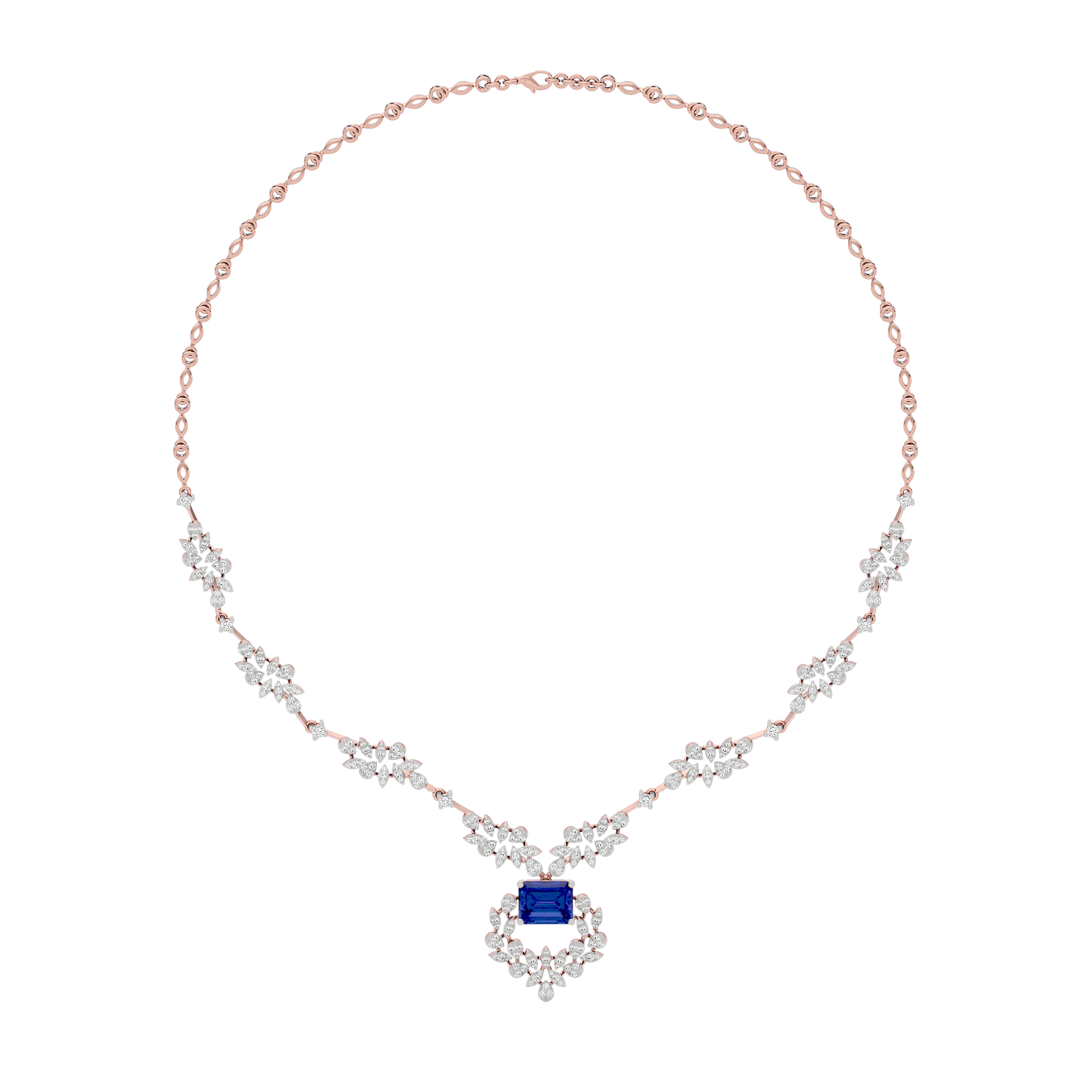 Serene Essence Diamond Necklace