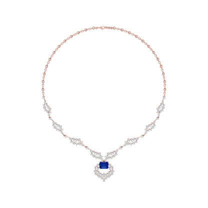 Serene Essence Diamond Necklace 18 KT / Rose Gold