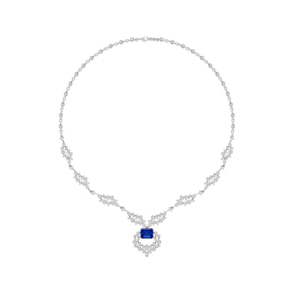 Serene Essence Diamond Necklace 18 KT / White Gold