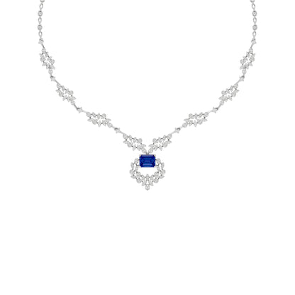 Serene Essence Diamond Necklace 18 KT / White Gold