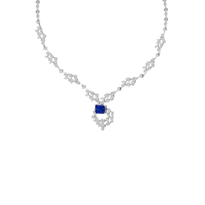Serene Essence Diamond Necklace 18 KT / White Gold