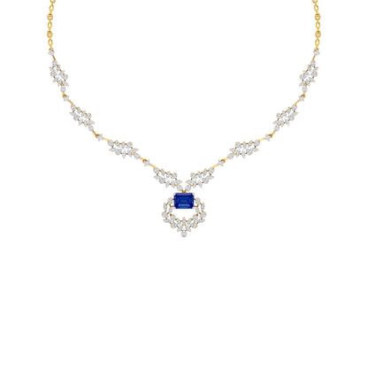 Serene Essence Diamond Necklace 18 KT / Yellow Gold