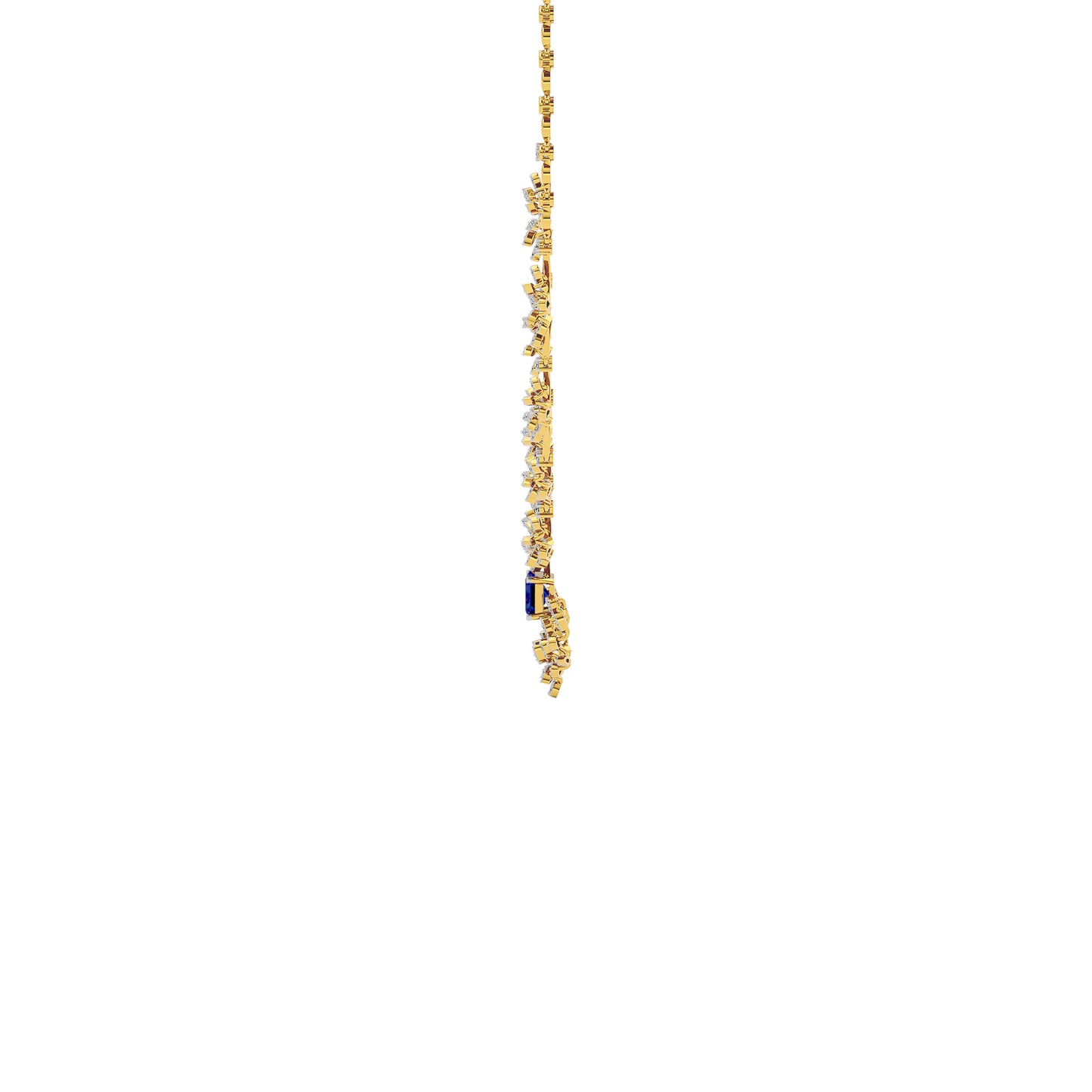Serene Essence Diamond Necklace 18 KT / Yellow Gold